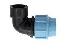Coude 90� - � comp. � 25 x 3/4F